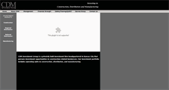 Desktop Screenshot of cdminvestmentgroup.com