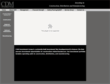 Tablet Screenshot of cdminvestmentgroup.com